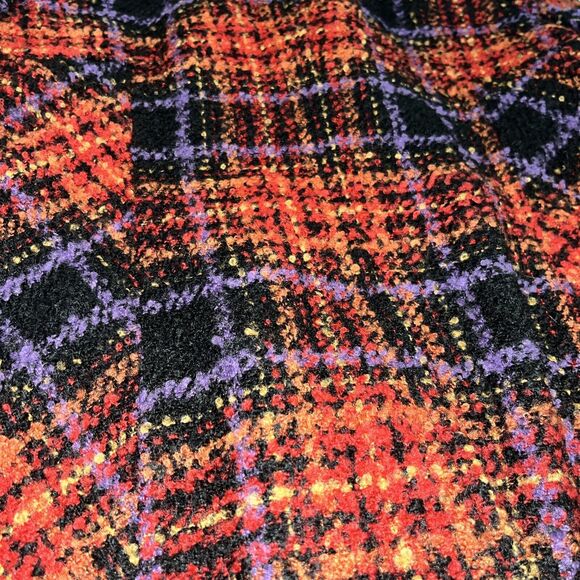 Nicole Miller Wool Blend Large Women’s Tweed Peacoat Fall Autumn - Picture 10 of 10